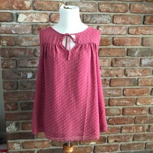SUMMER BOUNCY TOP BLOUSE - Dusty Rose color